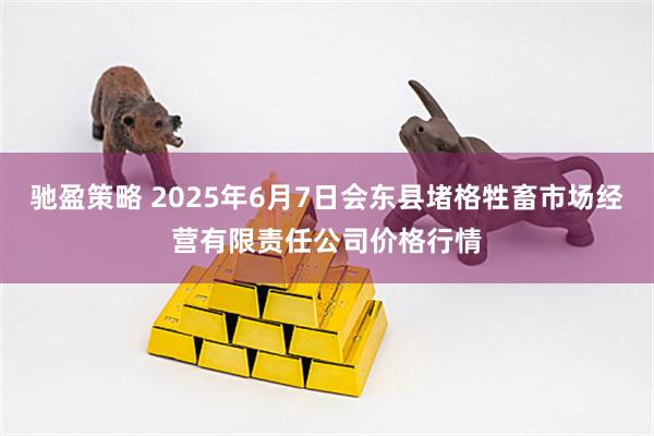 驰盈策略 2025年6月7日会东县堵格牲畜市场经营有限责任公司价格行情